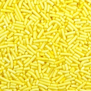 Posypka Cukrowa Owocowa - Żółta - 50g