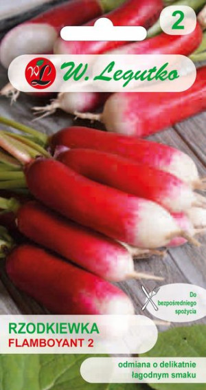 BIO Rzodkiewka FLAMBOYANT podłużna nasiona