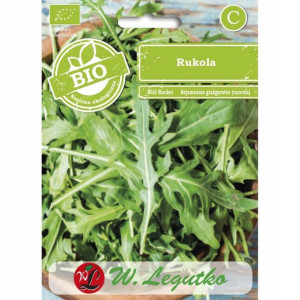 BIO RUKOLA wieloletnia roślina sałatkowa nasiona