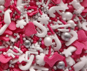 POSYPKA CUKROWA ŚWIĘTA MIX Santa Mikołaj 50g