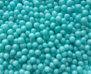 POSYPKA PEREŁKI CUKROWE PERŁOWE błękitne 4mm - 50g