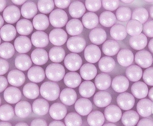 POSYPKA PEREŁKI CUKROWE PERŁOWE fioletowe 6mm 50g