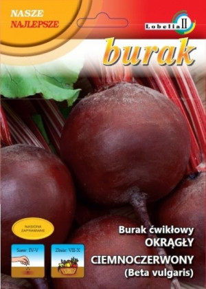 Burak ćwikłowy CIEMNOCZERWONY nasiona
