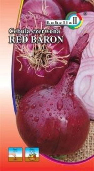 Cebula RED BARON czerwona nasiona