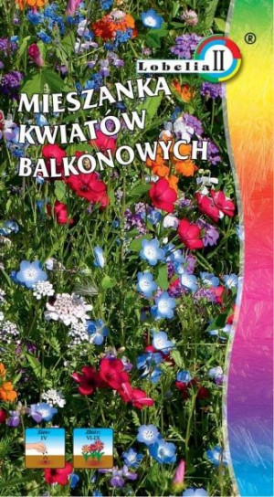 MIESZANKA BALKONOWA długo kwitnąca nasiona