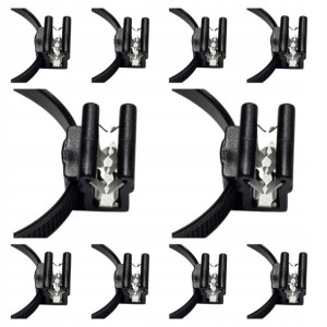 10X Mocowanie klips w panel opaski kablowa CLK4