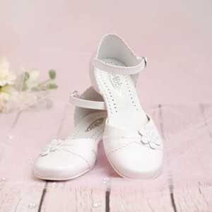 Buty komunijne dziewczęce KBD-142 - Rozmiar: 33 - długość wkładki 21,9 cm