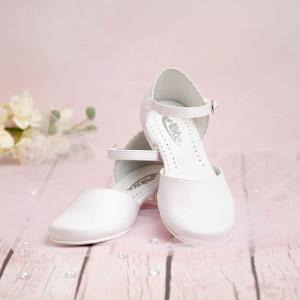Buty komunijne dziewczęce KBD-600 - Rozmiar: 37 - długość wkładki 24,6 cm