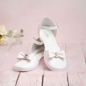 Buty komunijne dziewczęce KBD-671 - Rozmiar: 38 - długość wkładki 25,2 cm