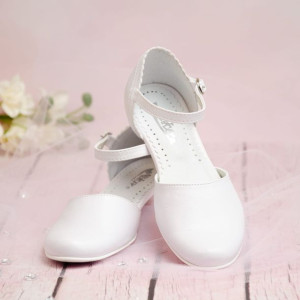 Buty komunijne dziewczęce KBD-700 - Rozmiar: 31 - długość wkładki 21 cm