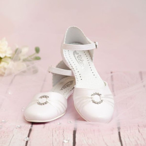 Buty komunijne dziewczęce KBD-710 - Rozmiar: 36 - długość wkładki 24,3 cm