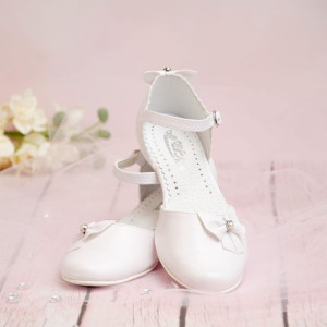 Buty komunijne dziewczęce KBD-717 - Rozmiar: 32 - długość wkładki 21,7 cm