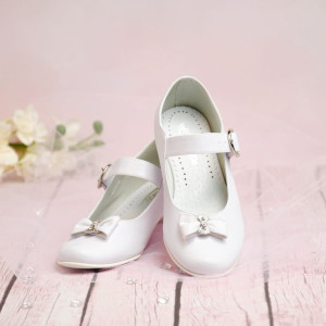 Buty komunijne dziewczęce KBD-903 - Rozmiar: 36 - długość wkładki 24,3 cm