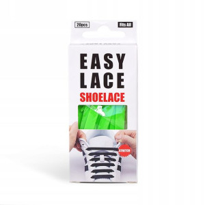 Sznurówki silikonowe bez wiązania - Easy Lace BOX 20 sztuk