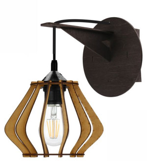 Lampa Ścienna Kinkiet Loft Brylant E27 Led Ścianę