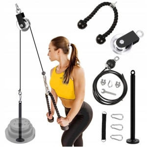 Wyciąg Górny I Dolny Zestaw 150kg + Uchwyt Triceps