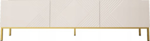 Szafka RTV EXITO 01 190x37cm biały połysk MEG