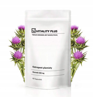 Ostropest plamisty 500 mg wątroba detox oczyszczenie