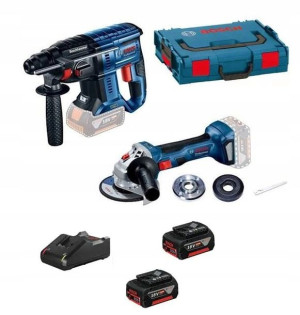 Zestaw Narzędzi Gbh180li+gws180li+ 2*4.0ah Bosch