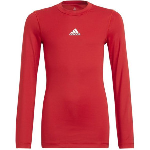 Koszulka dla dzieci adidas youth techfit long sleeve czerwona h23154