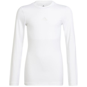 Koszulka dla dzieci adidas youth techfit long sleeve biała h23156