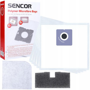 Worki Do Odkurzacza Sencor 5szt + Mikro Filtry