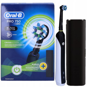 Szczoteczka elektryczna Oral-B Pro 750 czarna etui