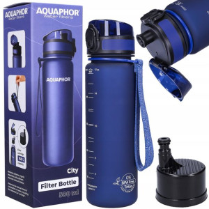 Bidon Filtr Butelka Aquaphor City Granat + 1 Filtr