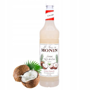 Monin Syrop barmański Kokos 1 litr PET butelka