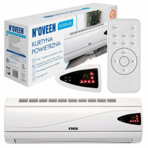 Kurtyna Powietrzna Grzejnik Ceramiczny LED 2000W