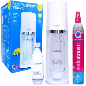 Saturator Syfon Sodastream Terra Biały Butelka
