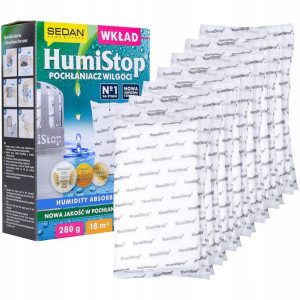 HumiStop WKŁAD DO POCHŁANIACZA WILGOCI - 7 sztuk