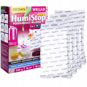 Humistop Wkład Do Pochłaniacza Wilgoci Kwiatowy 4x