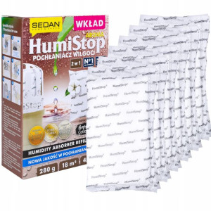 Humistop Wkład Do Pochłaniacza Wilgoci Bawełna 6x