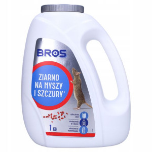 Ziarno Trutka Na Myszy Szczury Gryzonie Bros 1kg