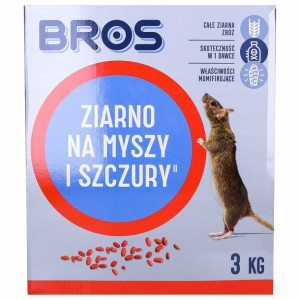 Ziarno Silna Trutka Na Myszy I Szczury Bros 3 Kg