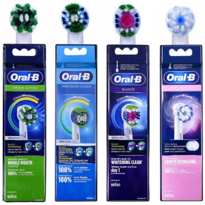Zestaw Oryginalna Końcówka Główka Do Oral-b 4szt