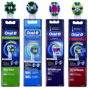 4x Oryginalna Końcówka Główka Wkład Do Oral-b