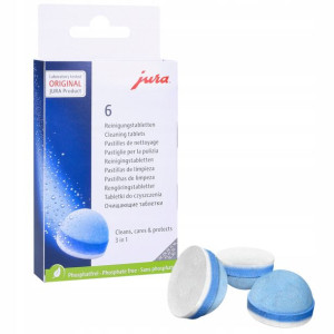 Jura 24225 trójfazowe tabletki czyszczące 6 sztuk
