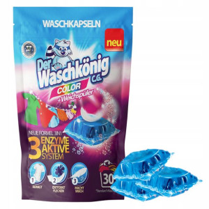 Der Waschkönig kapsułki do prania kolor 30 szt