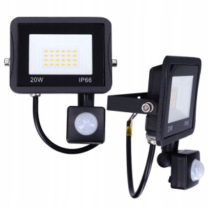 Naświetlacz Halogen Lampa Led Czujnik Ruchu