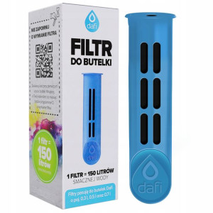 Filtr węglowy do butelki filtrującej niebiański
