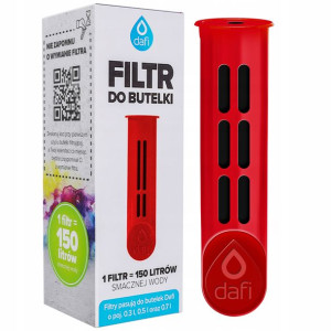 Filtr węglowy do butelki filtrującej Dafi makowy