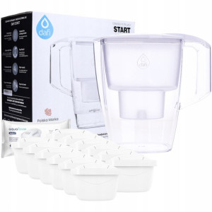 Dzbanek DAFI 4l + 12x filtr wkład AQUAFLOOW MAXI