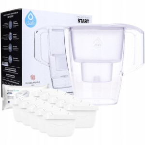 Dzbanek DAFI START UNIMAX 4l 10x filtr AquaFloow