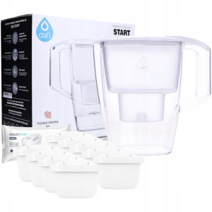 Dzbanek DAFI 4l + 9x filtr wkład AQUAFLOOW MAXI
