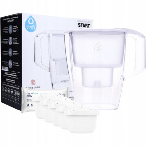 Dzbanek DAFI 4l + 5x filtr wkład AQUAFLOOW MAXI