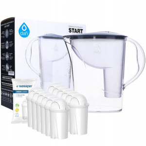 Dzbanek Dafi Start 2,4l + 12 Filtr Wessper
