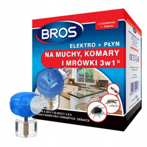 Elektro Fumigator Na Mrówki Muchy Komary Bros Płyn
