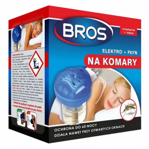 Bros Elektro Urządzenie Na Komary + Płyn 60 Nocy